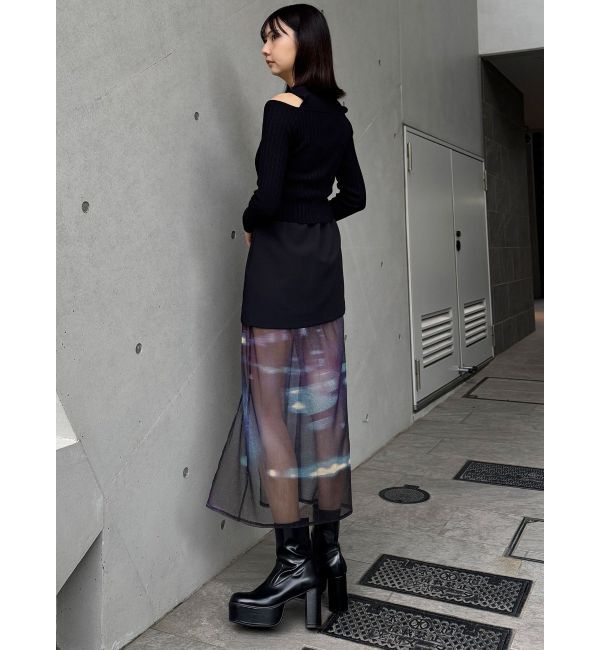 MURUA「セパレートレイヤードスカート」|スカート|