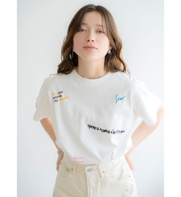 Ungrid「ミックスロゴデザインTee」|Tシャツ・カットソー|