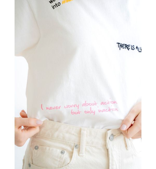 Ungrid「ミックスロゴデザインTee」|Tシャツ・カットソー|