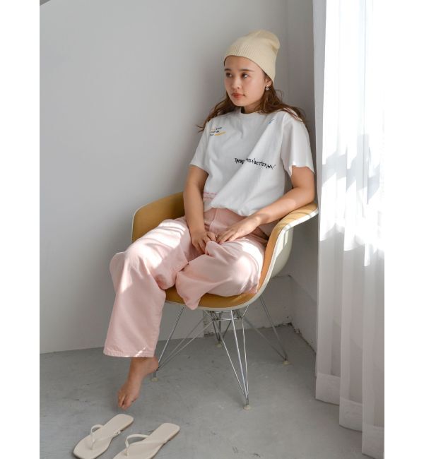 Ungrid「ミックスロゴデザインTee」|Tシャツ・カットソー|