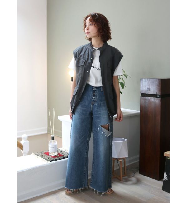 Ungrid「ミックスロゴデザインTee」|Tシャツ・カットソー|