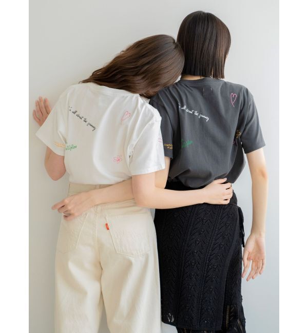 Ungrid「ミックスロゴデザインTee」|Tシャツ・カットソー|