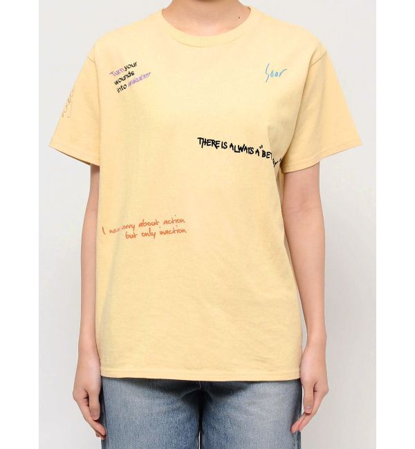 Ungrid「ミックスロゴデザインTee」|Tシャツ・カットソー|