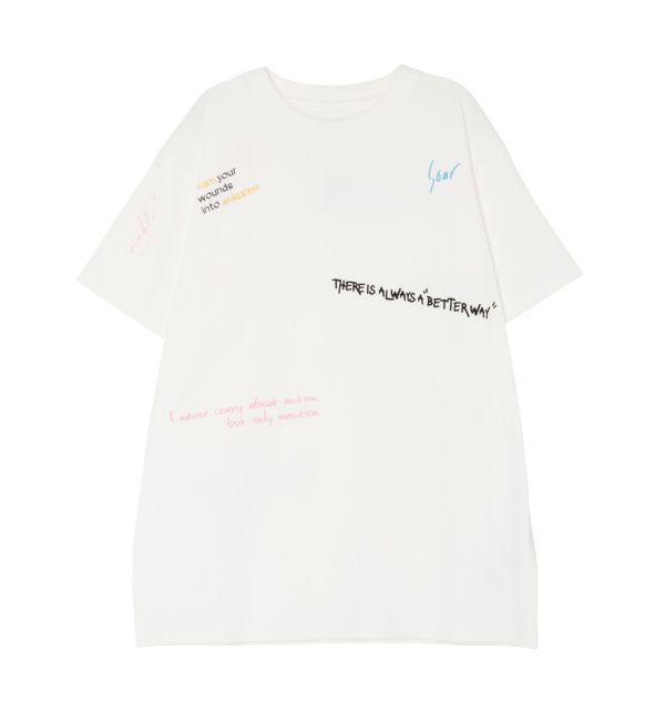 Ungrid「ミックスロゴデザインTee」|Tシャツ・カットソー|