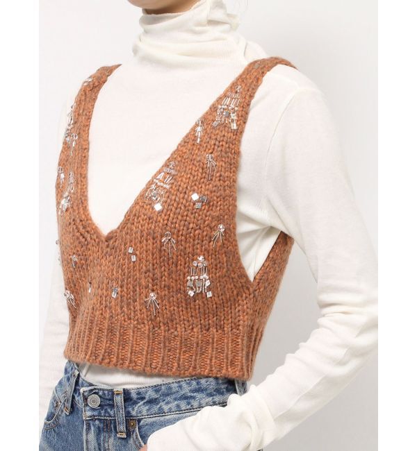 Ungrid「スパンコールデザインニットビスチェ」|ニット・セーター|