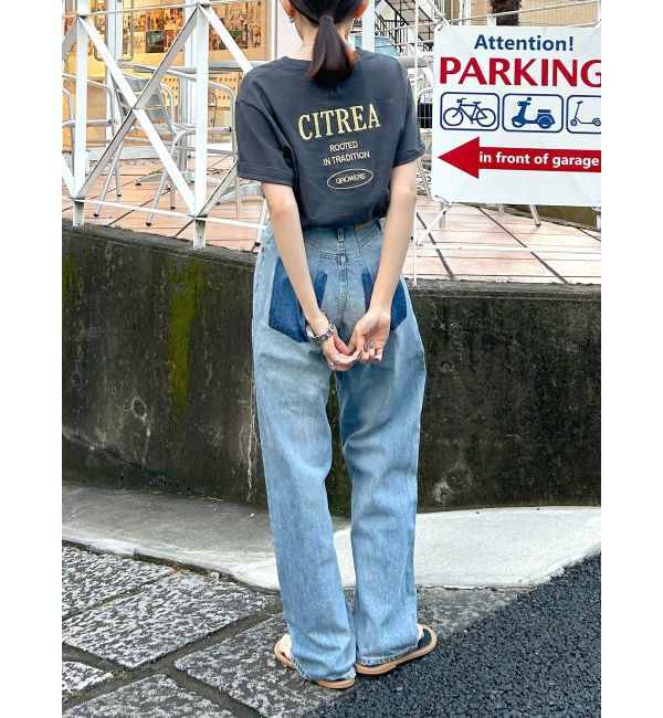 Ungrid「【WEB限定価格】カラーエンブロイダリーTee」|ニット・セーター|