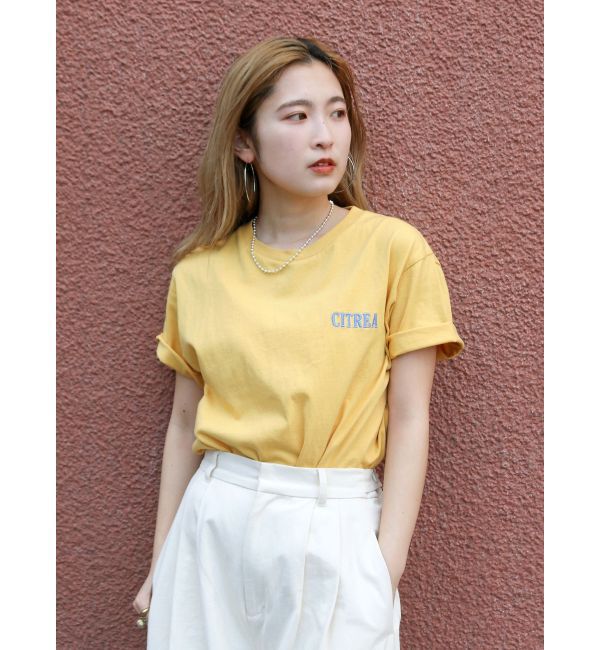 Ungrid「【WEB限定価格】カラーエンブロイダリーTee」|ニット・セーター|