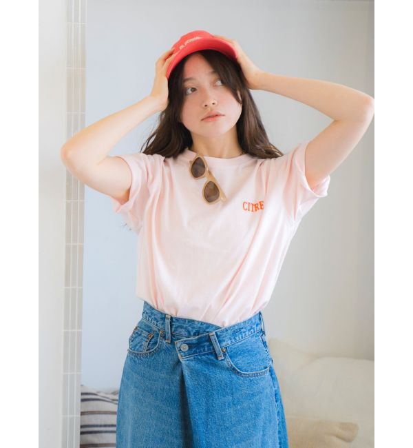 Ungrid「【WEB限定価格】カラーエンブロイダリーTee」|ニット・セーター|