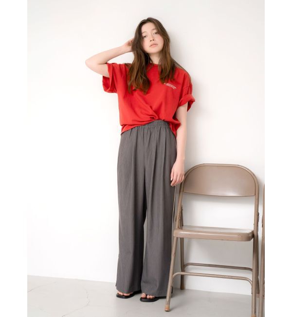 Ungrid「カープリントロゴTee」|Tシャツ・カットソー|