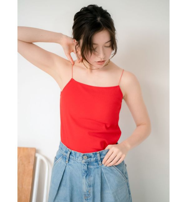 Ungrid「パット付きスクエアキャミソール」|キャミソール|
