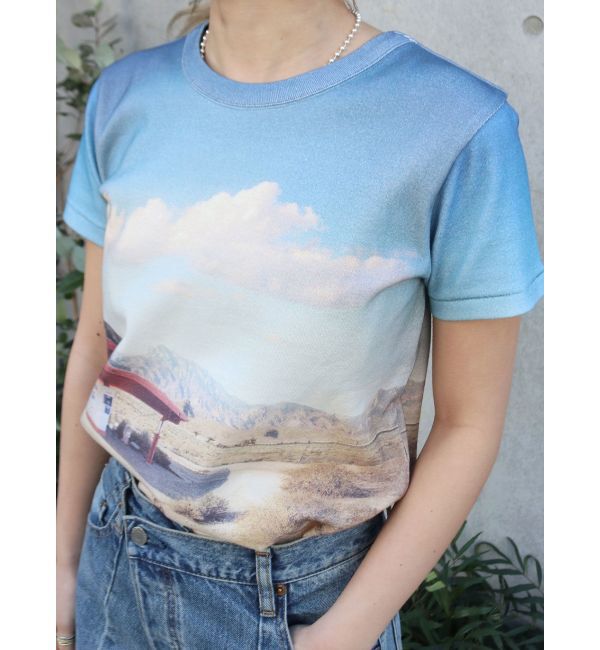 Ungrid「総柄フォトプリントTee」|Tシャツ・カットソー|