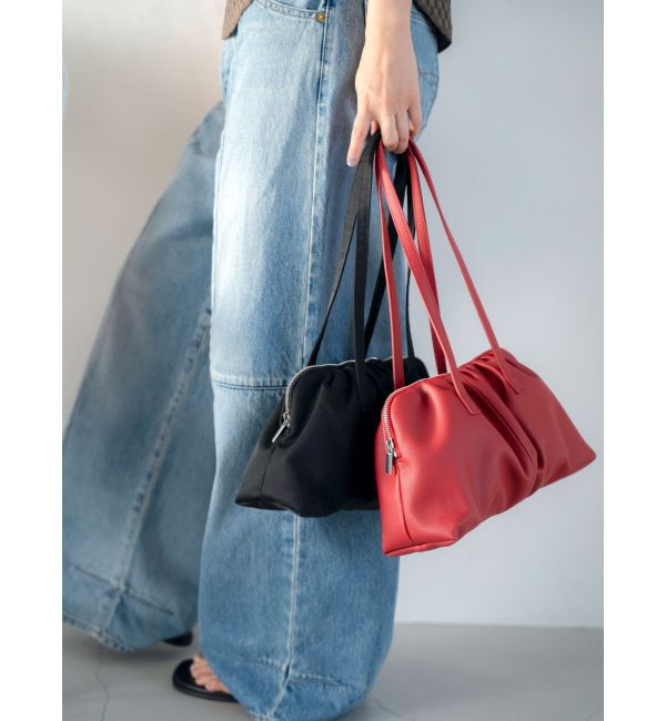 Ungrid「ギャザーデザインハンドバッグ」|ハンドバッグ|