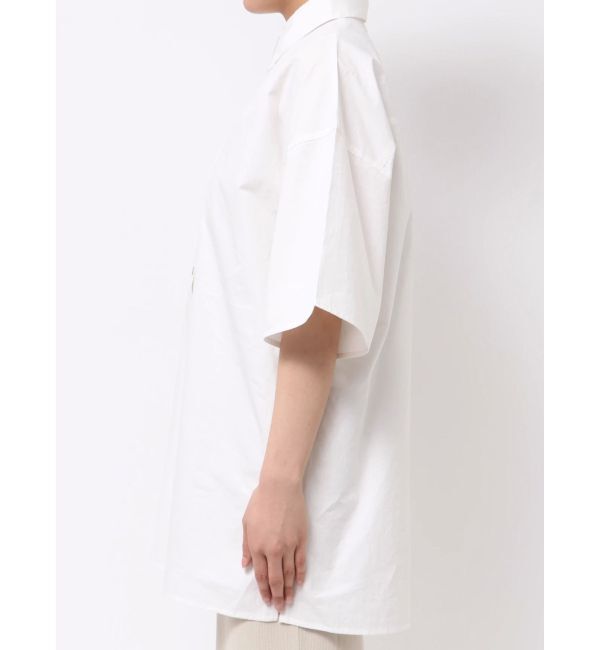 Ungrid「ビッグシルエットハーフスリーブシャツ」|シャツ・ブラウス|