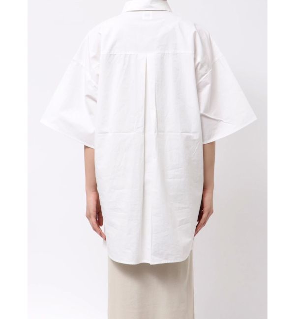 Ungrid「ビッグシルエットハーフスリーブシャツ」|シャツ・ブラウス|