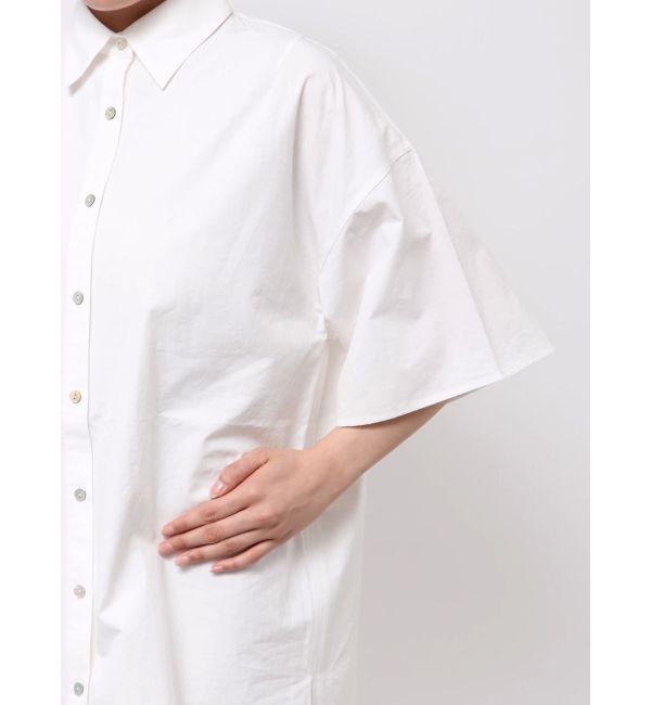 Ungrid「ビッグシルエットハーフスリーブシャツ」|シャツ・ブラウス|