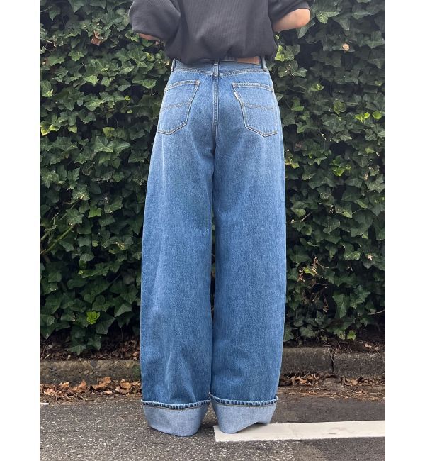 Ungrid「【WEB限定】ロールアップカーブデニム」|デニム|