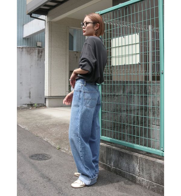 Ungrid「【WEB限定】ロールアップカーブデニム」|デニム|