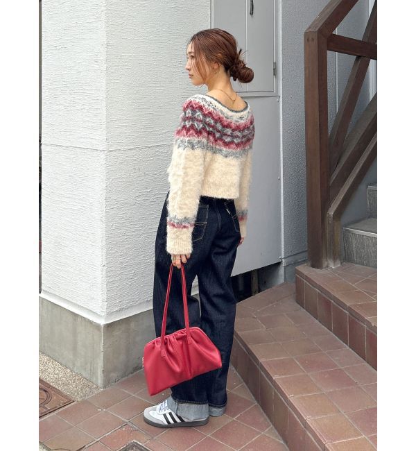 Ungrid「【WEB限定】ロールアップカーブデニム」|デニム|