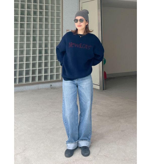 Ungrid「【WEB限定】ロールアップカーブデニム」|デニム|