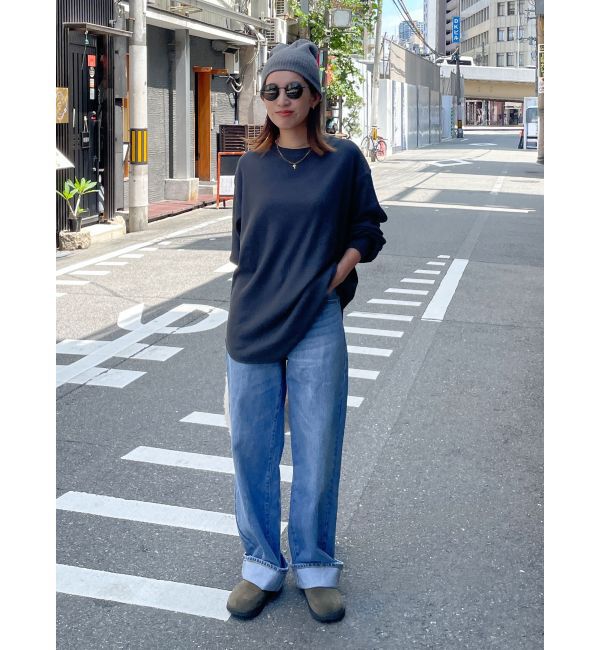 Ungrid「【WEB限定】ロールアップカーブデニム」|デニム|