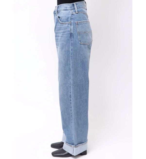 Ungrid「【WEB限定】ロールアップカーブデニム」|デニム|