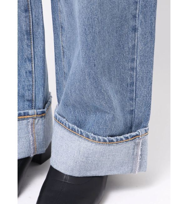 Ungrid「【WEB限定】ロールアップカーブデニム」|デニム|