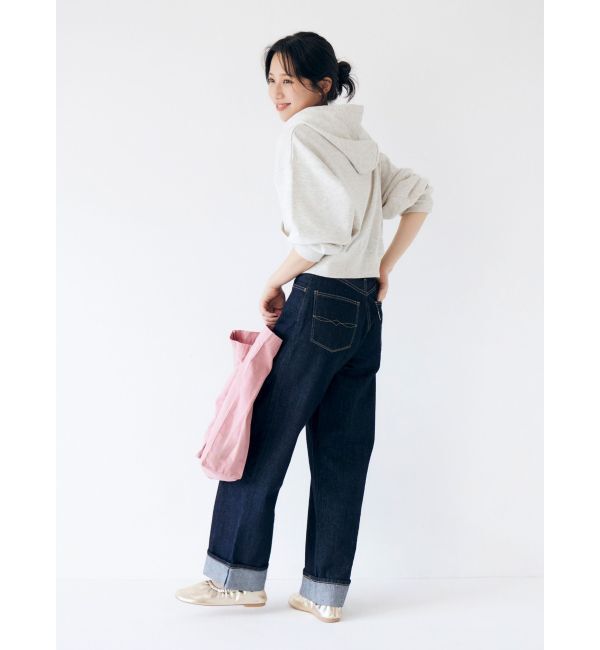 Ungrid「【WEB限定】ロールアップカーブデニム」|デニム|