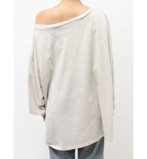 Ungrid「ボートネックビックシルエットロングスリーブTee」|Tシャツ・カットソー|