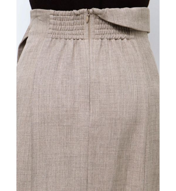 LAGUNAMOON「アシンメトリーウエストラペルスカート」|スカート|