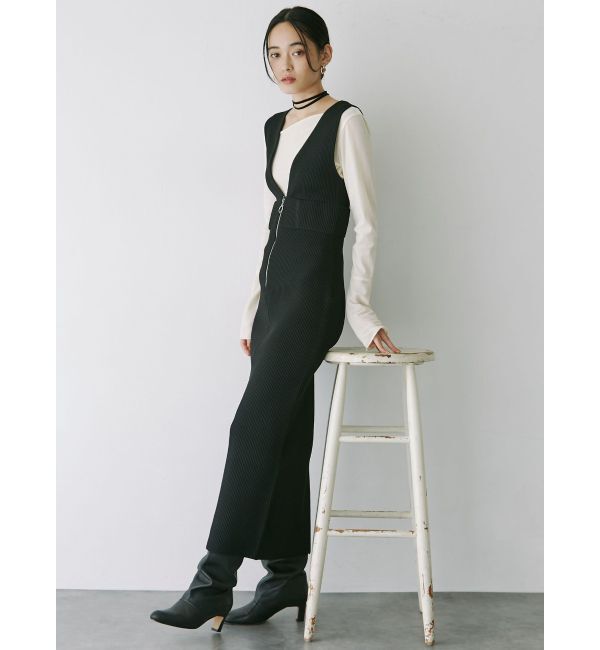 LAGUNAMOON「シアーフロッキーフレアスリーププルオーバー」|Tシャツ・カットソー|