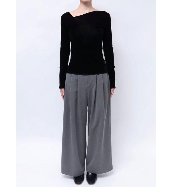 LAGUNAMOON「シアーフロッキーフレアスリーププルオーバー」|Tシャツ・カットソー|