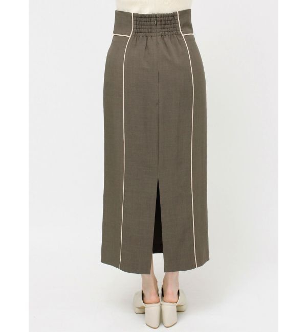 LAGUNAMOON「バイカラーパイピングスカート」|スカート|