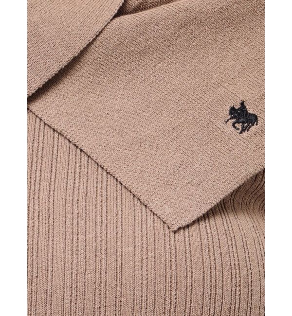 LAGUNAMOON「【POLO BCSコラボ】アシメカラーネックリブニットプルオーバー」|ニット・セーター|