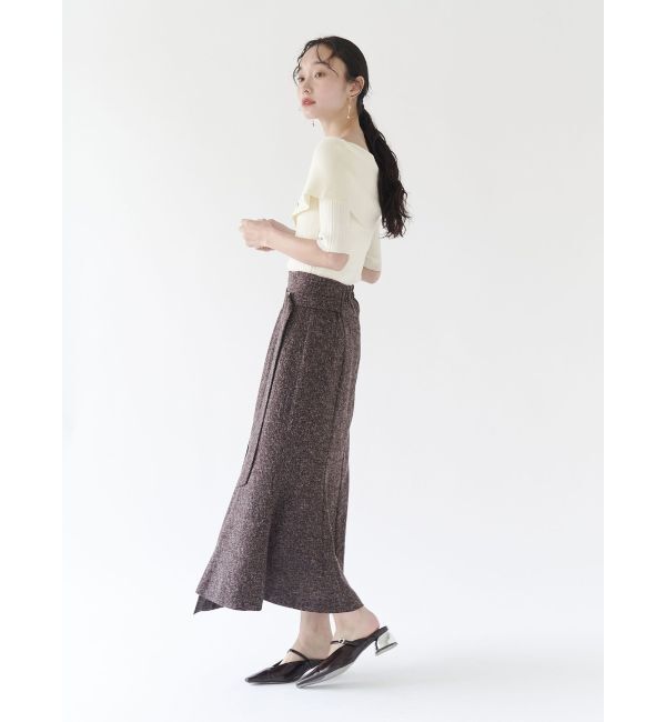 LAGUNAMOON「【POLO BCSコラボ】アシメカラーネックリブニットプルオーバー」|ニット・セーター|