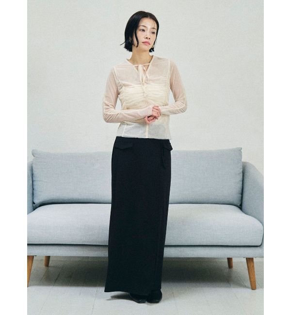 LAGUNAMOON「デザインポケットラップカットスカート」|スカート|