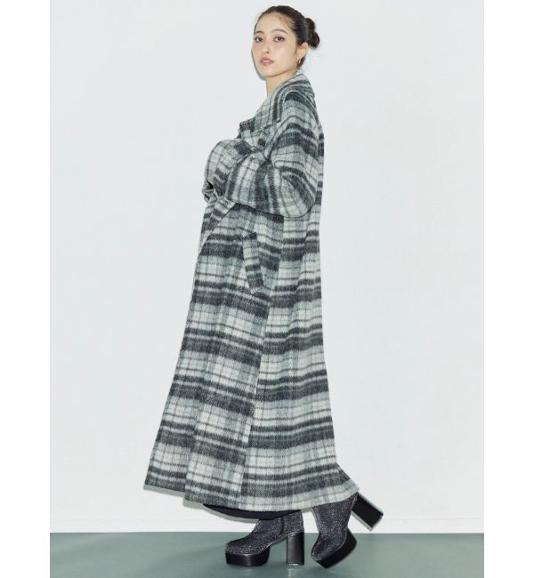 EVRIS「スタンドカラーロングコート」|チェスターコート|