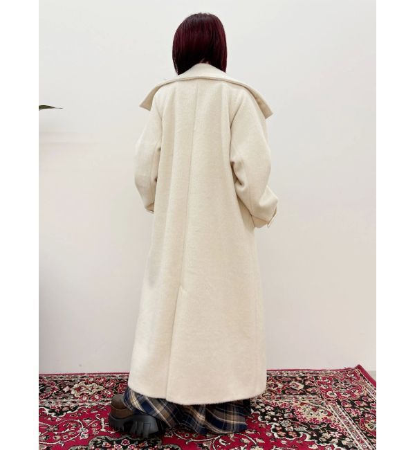 EVRIS「スタンドカラーロングコート」|チェスターコート|