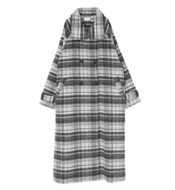 EVRIS「スタンドカラーロングコート」|チェスターコート|