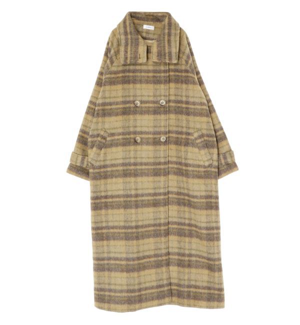 EVRIS「スタンドカラーロングコート」|チェスターコート|