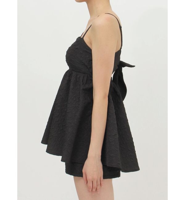 GYDA「【SETUP着用可】ジャカードBACKリボンチュニック」|シャツ・ブラウス|