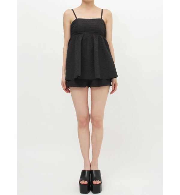 GYDA「【SETUP着用可】ジャカードBACKリボンチュニック」|シャツ・ブラウス|