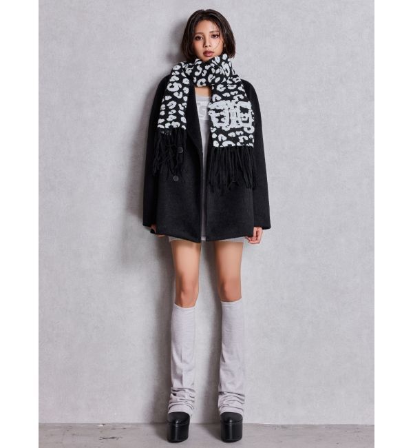 GYDA「ラメmaterialチェスターコート」|チェスターコート|