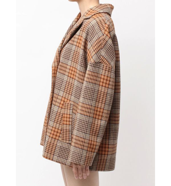 GYDA「ラメmaterialチェスターコート」|チェスターコート|