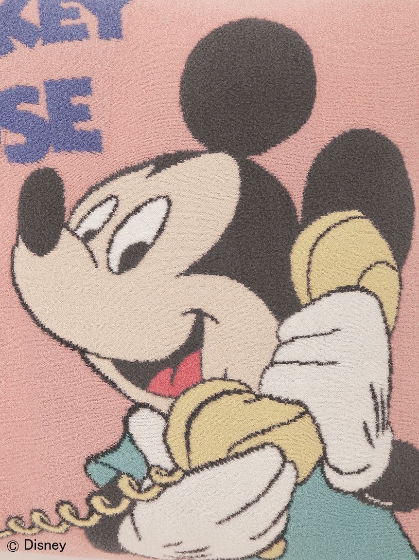 gelato pique Sleep「【Sleep】Mickey&Minnie / ジャガードクッションカバー」|クッション・クッションカバー|