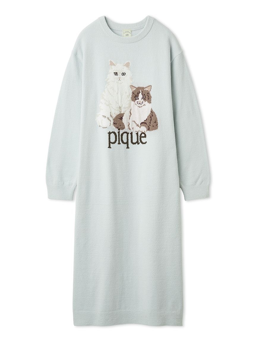 gelato pique「エアリーモコキャットジャガードワンピース」|ルームウェア|