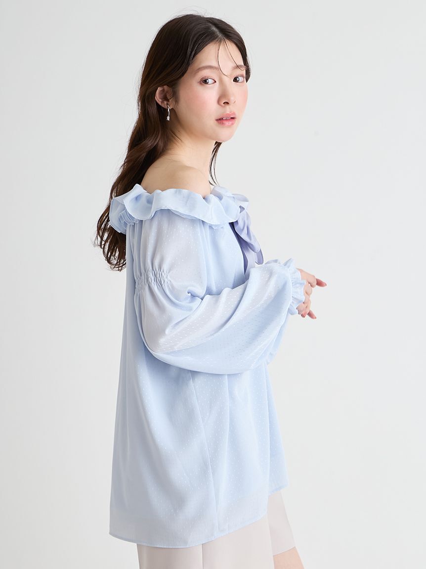 CELFORD「【洗える】ビッグリボンスモックブラウス」|シャツ・ブラウス|