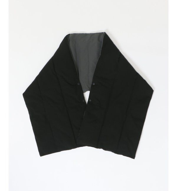 ikka「リバーシブル中綿ケープ」|マフラー|