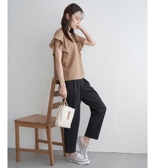 ikka「GOKU楽ストレッチテーパードパンツ」|その他|