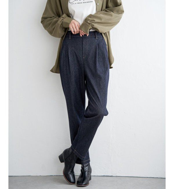 ikka「GOKU楽ストレッチテーパードパンツ」|その他|