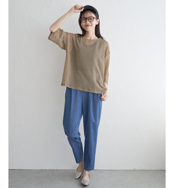 ikka「GOKU楽ストレッチテーパードパンツ」|その他|